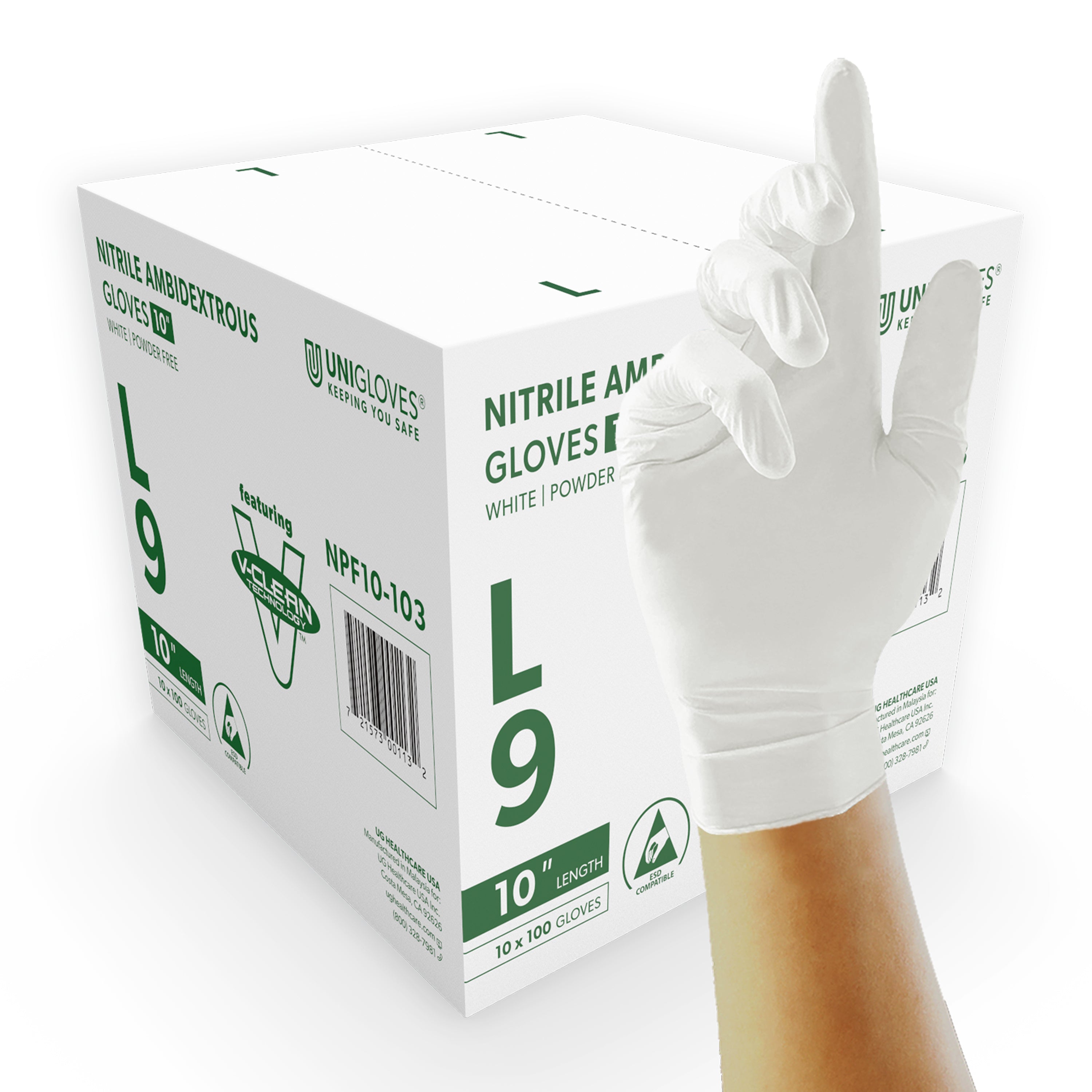 V-Clean 10" Nitrile