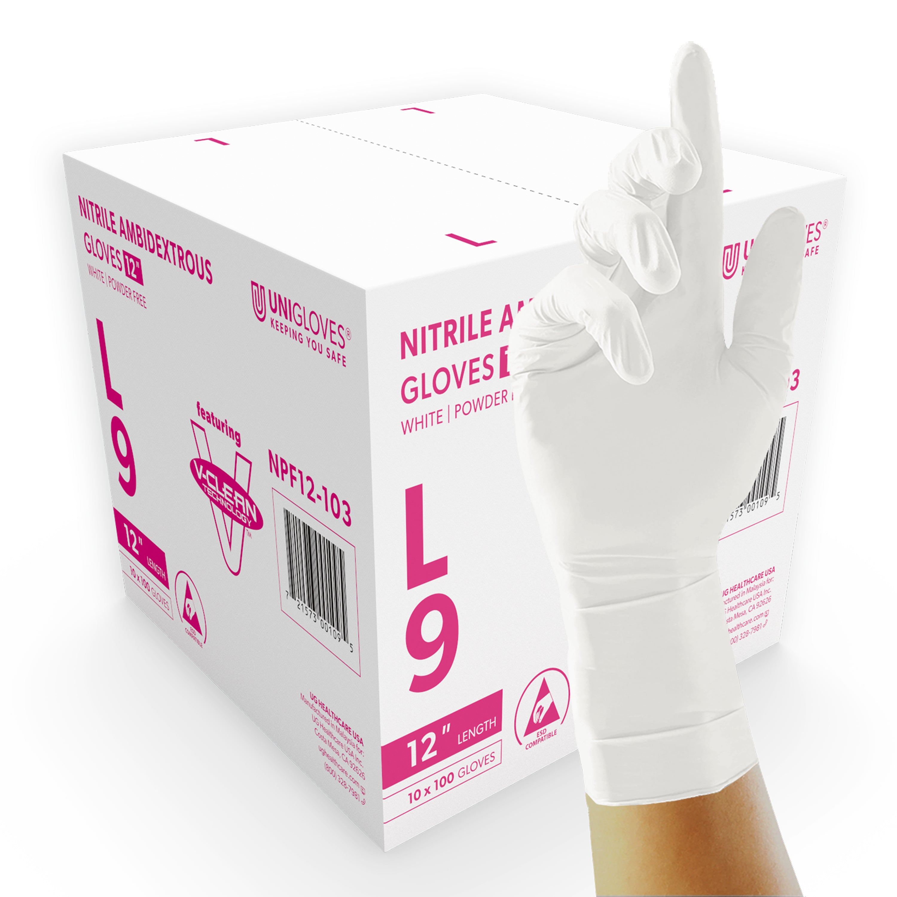 V-Clean 12" Nitrile