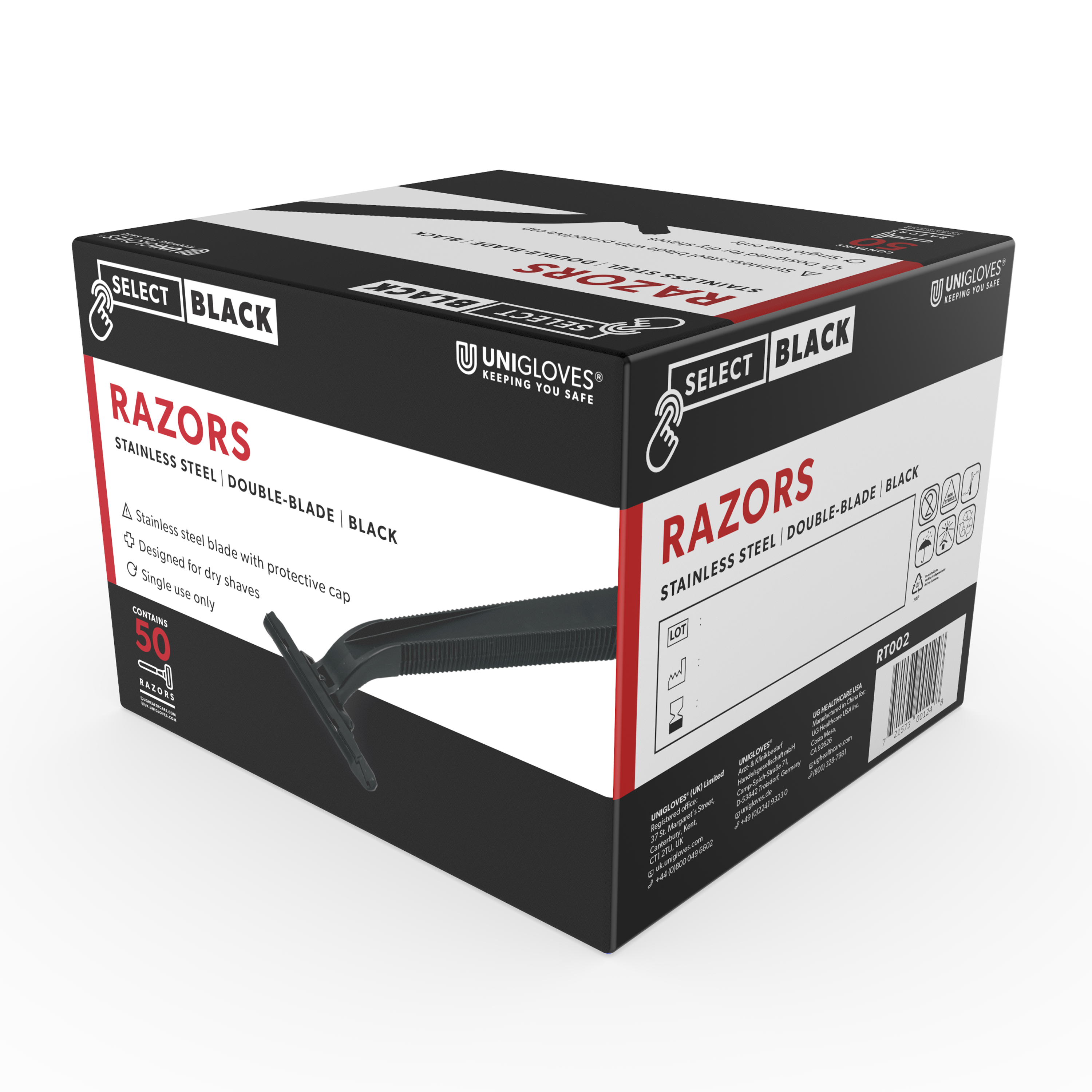 Select Black Razors